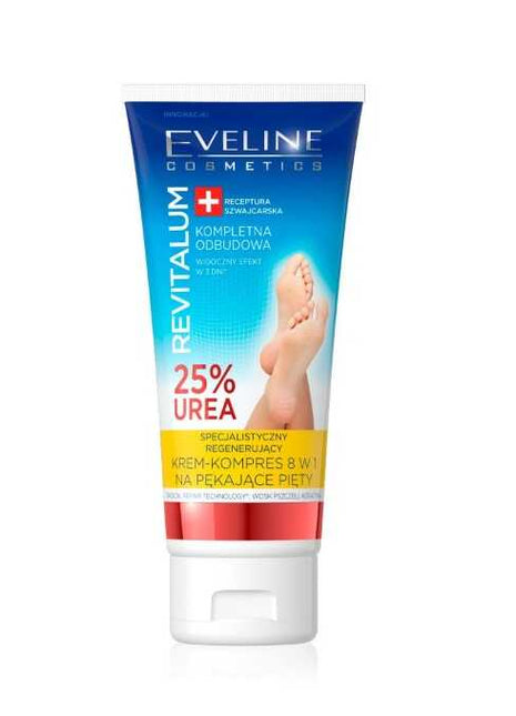 Crema pentru calcaie crapate cu 25% uree Revitalium, 75 ml, Eveline Cosmetics