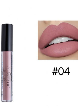 Ruj lichid Make Matte Oranjollie nr. 4 rezistenta 24H