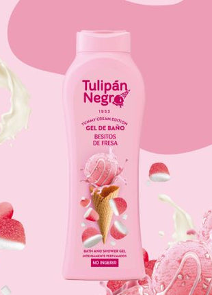 Tulipan Negro Gel Dus Besitos De Fresa 650 ml